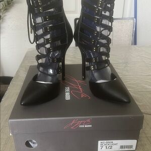 Steve Madden Black Stiletto Heels